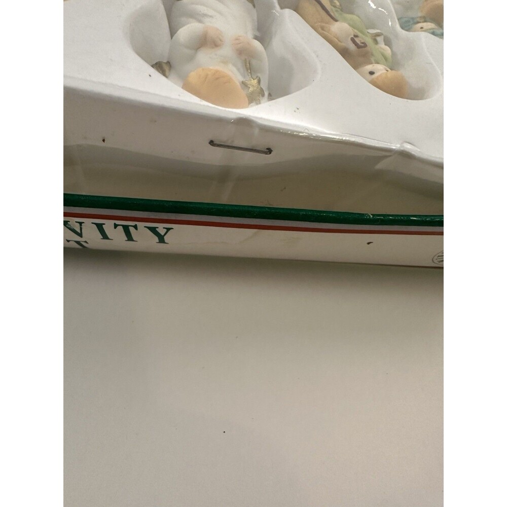 Vintage Mini Nativity Set Of 11 Trim Trends Seasonal Specialities Company 1994 - Picture 10 of 11